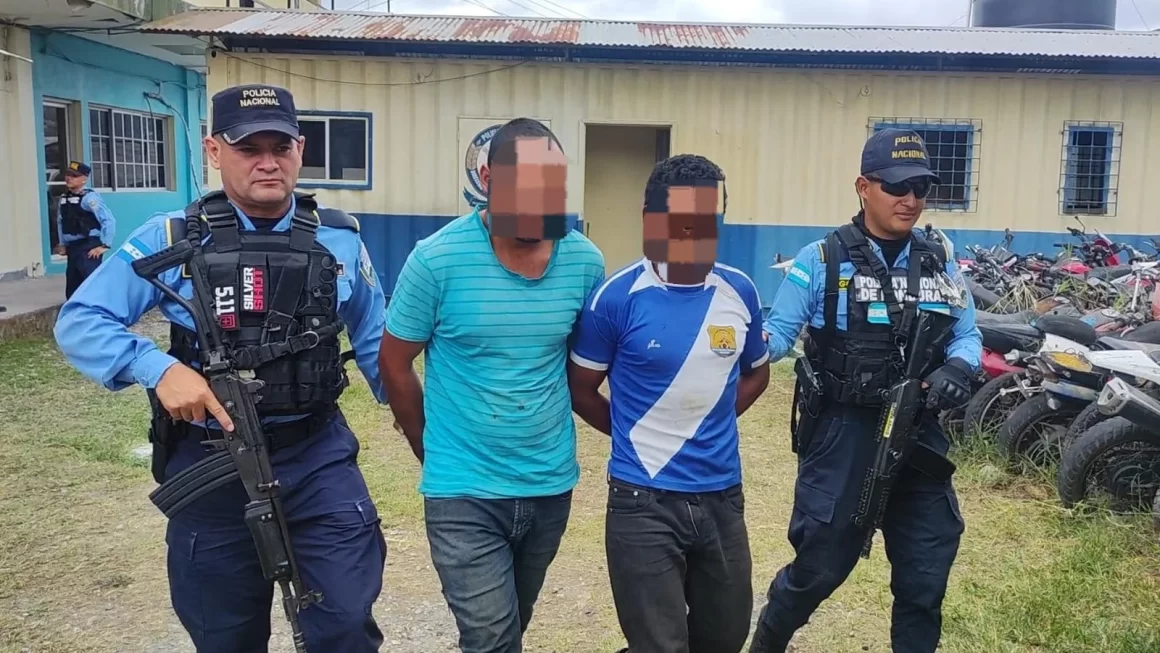 Capturan a dos hombres sospechosos de violar a su hermana de 14 años en Copán.