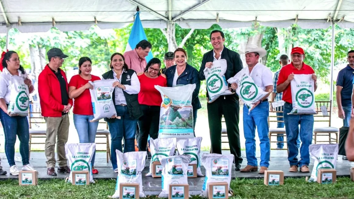 Agricultores del Valle de Jamastrán, El Paraíso, son beneficiados con Bono Tecnológico Productivo