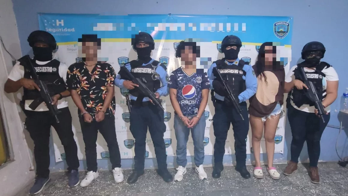 Policía arresta a tres secuestradores quienes pedían 400 mil lempiras por la liberación de una menor 