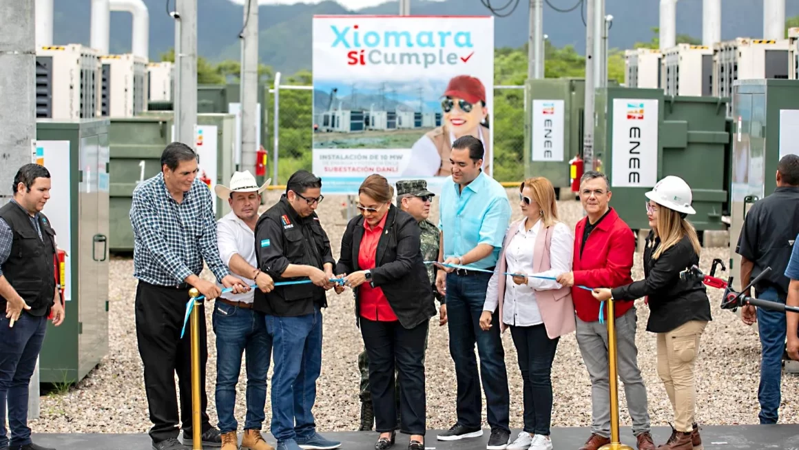 Gobierno inaugura nueva subestación eléctrica en Danli, El Paraíso