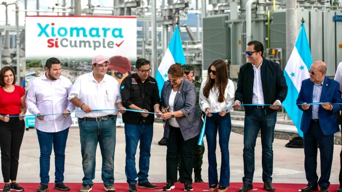 Presidenta y Gerente de la ENEE inauguran repotenciación de la subestación eléctrica Miraflores