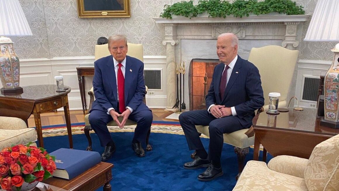 Joe Biden y Donald Trump se reúnen en Casa Blanca para iniciar la transición de poder