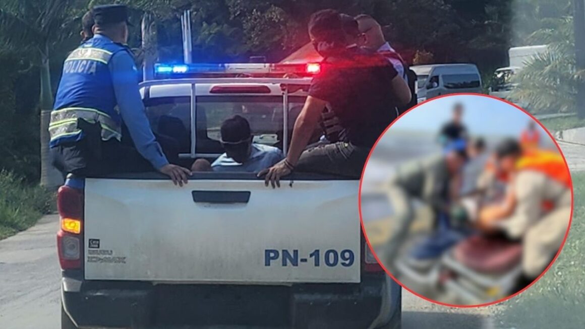 Hombre le dispara a su pareja en el rostro en Guanaja y es capturado