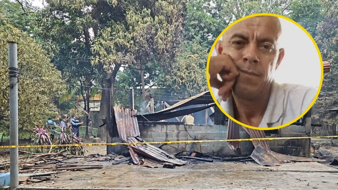 Calcinado muere hombre tras prenderle fuego a su casa en San Pedro Sula 