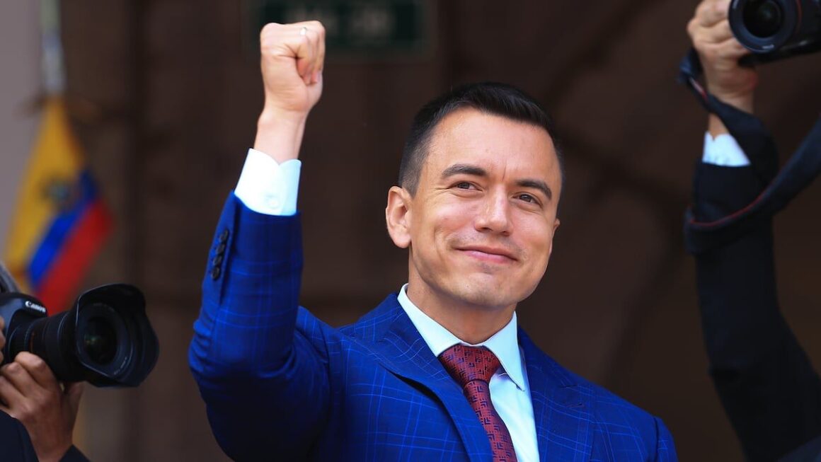 Daniel Noboa es reelecto como presidente de Ecuador
