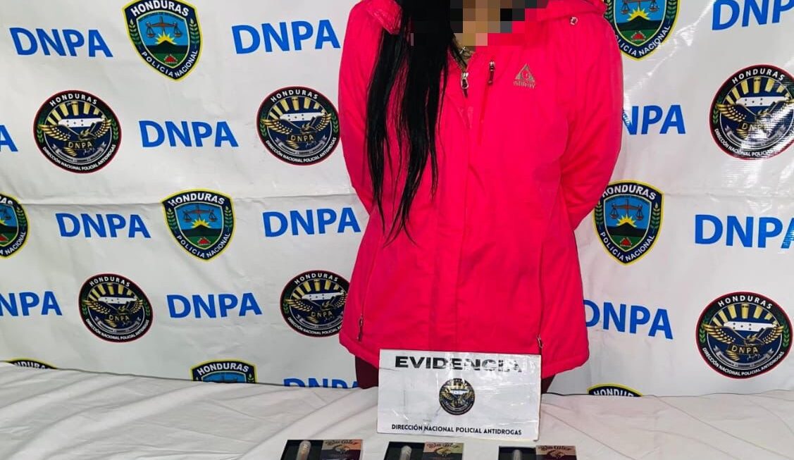 Capturan a “La Candy”, presunta distribuidora de droga en centros universitarios de Tegucigalpa