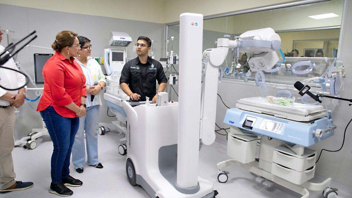 Mandataria Castro inaugura Sala Neonatal en el Hospital General San Francisco de Olancho 