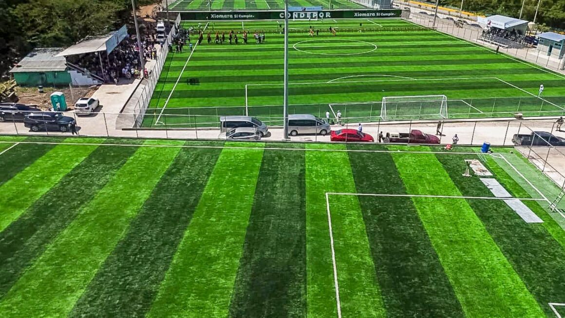 Gobierno realiza supervisión final de un complejo deportivo en la Capital