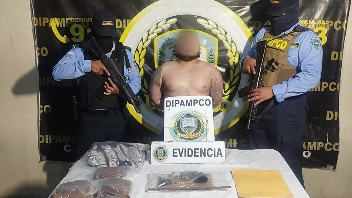 “Nano”, cabecilla de la Pandilla 18, es capturado en residencial La Cañada