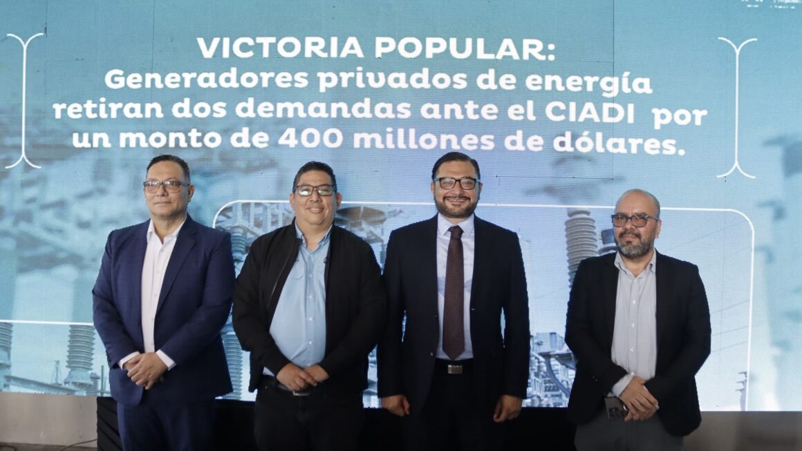 Generadores privados de energía retiran dos demandas ante el CIADI