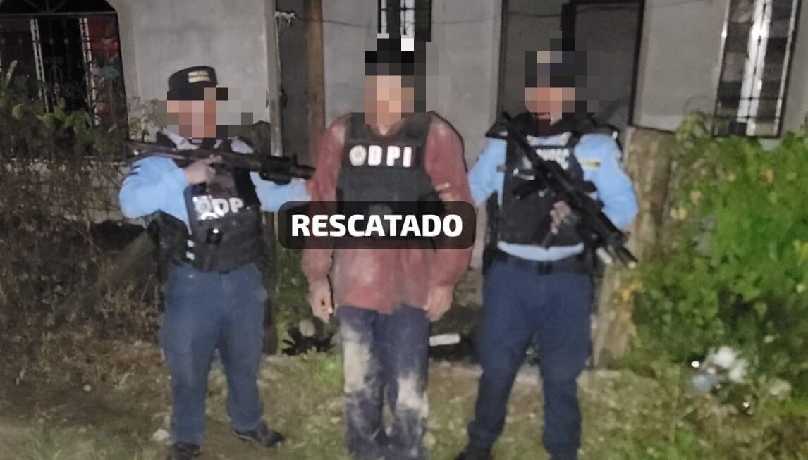 Rescatan a hombre que permanecía secuestrado en Puerto Cortés