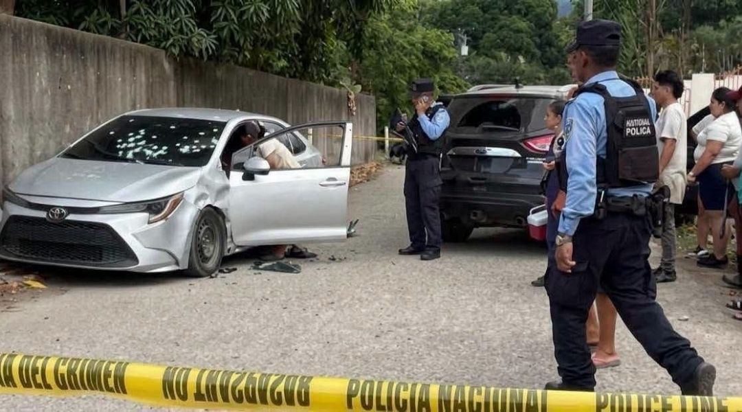 Matan a balazos a dos personas dentro de un vehículo en El Porvenir, Atlántida