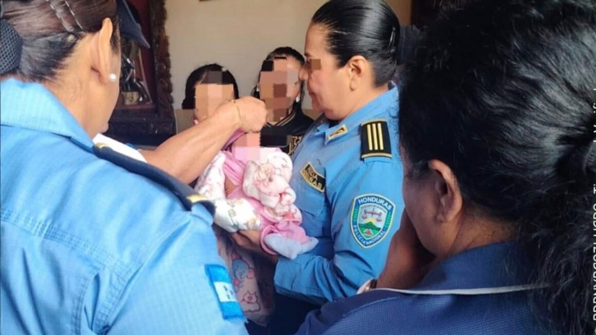 Recién nacida de tres días es abandonada en la Ermita de Suyapa y dejaron una nota