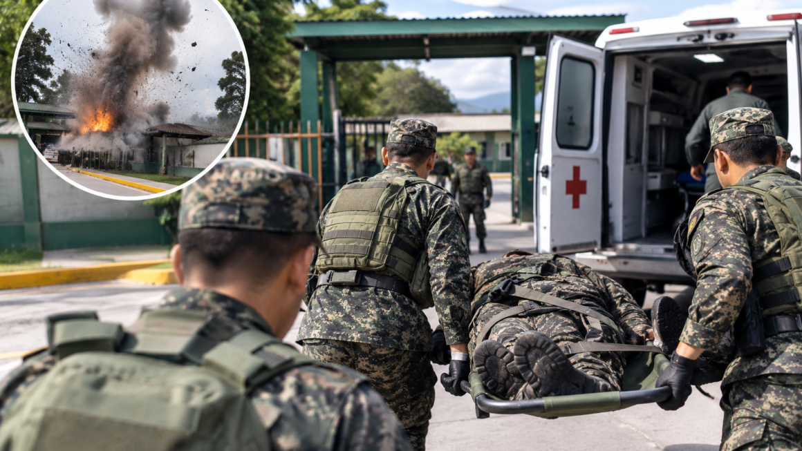 Explosión en el Primer Batallón de Artillería deja varios militares heridos