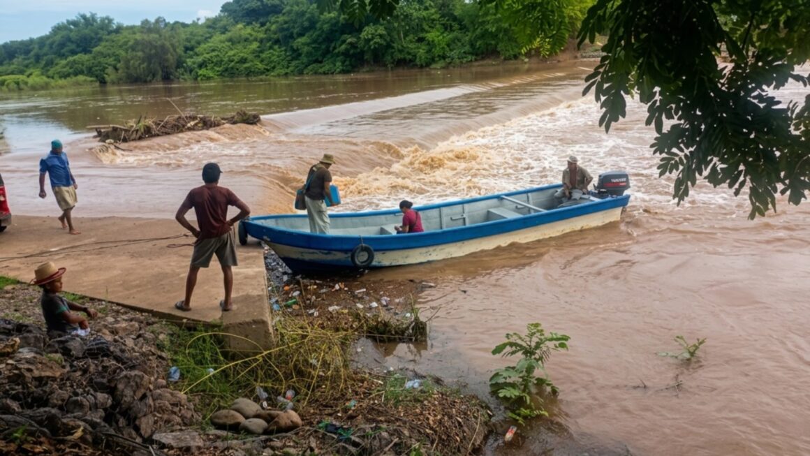 Lluvias elevan el caudal del Guascorán y dejan aisladas a 12 comunidades